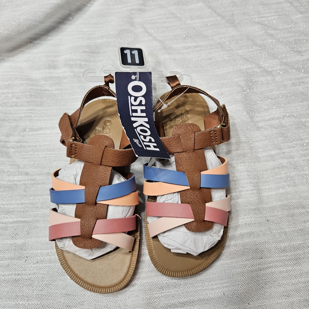 OshKosh B'gosh Kids Sandals - Brown, Pink, Blue, Orange